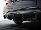 Maxton Design - Central Rear Splitter (Vertical Bars) BMW 4 Coupe / Gran Coupe / Cabrio M-Pack F32 / F36 / F33