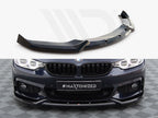 Maxton Design - FRONT SPLITTER V.5 BMW 4 COUPE / GRAN COUPE / CABRIO M-PACK F32 / F36 / F33