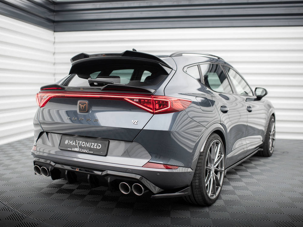 Maxton Design - Rear Valance V.3 + Exhaust Ends Imitation Cupra Formentor Mk1