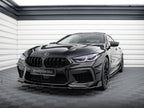 Maxton Design - Front Splitter V.1 + Flaps BMW M8 Gran Coupe F93 / Coupe F92