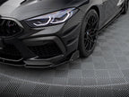 Maxton Design - Front Splitter V.1 + Flaps BMW M8 Gran Coupe F93 / Coupe F92