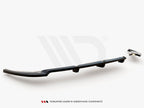 Maxton Design - Central Rear Splitter (Vertical Bars) Fiat 500X Sport Mk1 Facelift