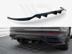 Maxton Design - Central Rear Splitter (Vertical Bars) Volkswagen Tiguan R-Line Mk2 Facelift