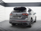 Maxton Design - Central Rear Splitter (Vertical Bars) Volkswagen Tiguan R-Line Mk2 Facelift