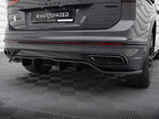 Maxton Design - Central Rear Splitter (Vertical Bars) Volkswagen Tiguan R-Line Mk2 Facelift