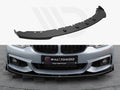 Maxton Design - STREET PRO FRONT SPLITTER + FLAPS BMW 4 COUPE / GRAN COUPE / CABRIO M-PACK F32 / F36 / F33