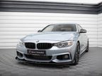 Maxton Design - STREET PRO FRONT SPLITTER + FLAPS BMW 4 COUPE / GRAN COUPE / CABRIO M-PACK F32 / F36 / F33