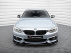 Maxton Design - STREET PRO FRONT SPLITTER + FLAPS BMW 4 COUPE / GRAN COUPE / CABRIO M-PACK F32 / F36 / F33