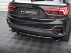 Maxton Design - CENTRAL REAR SPLITTER (VERTICAL BARS) AUDI Q3 SPORTBACK F3