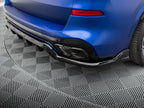 Maxton Design - Central Rear Splitter (Vertical Bars) V.2 BMW X5 M-Pack G05 Facelift
