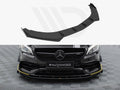 Maxton Design - STREET PRO FRONT SPLITTER + FLAPS MERCEDES-AMG CLA 45 AERO C117 FACELIFT