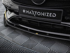 Maxton Design - STREET PRO FRONT SPLITTER + FLAPS MERCEDES-AMG CLA 45 AERO C117 FACELIFT