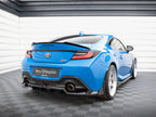 Maxton Design - Central Rear Splitter (Vertical Bars) V.1 + Flaps Toyota GR86 Mk1