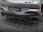 Maxton Design - Central Rear Splitter (Vertical Bars) V.2 BMW X6 M-Pack G06 Facelift