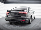 Maxton Design - Central Rear Splitter (Vertical Bars) Audi S4 B9 Facelift