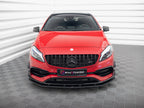 Maxton Design - STREET PRO FRONT SPLITTER MERCEDES-BENZ A 45 AMG AERO W176 FACELIFT