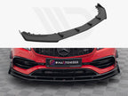 Maxton Design - STREET PRO FRONT SPLITTER + FLAPS MERCEDES-BENZ A 45 AMG AERO W176 FACELIFT