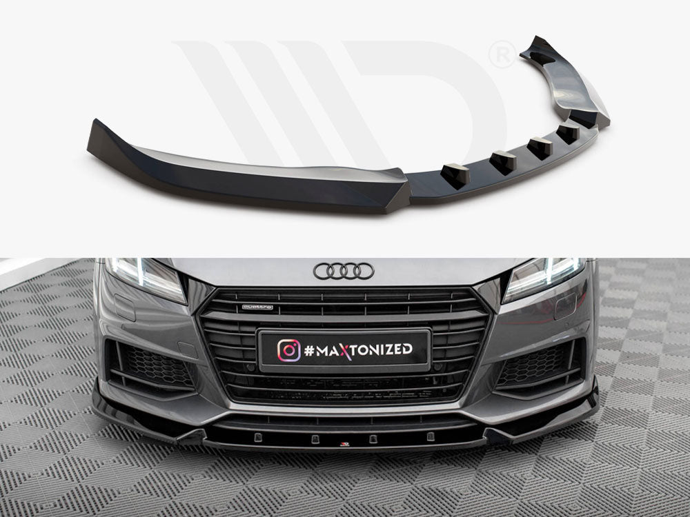 Maxton Design - FRONT SPLITTER V.2 AUDI TT S / S-LINE 8S