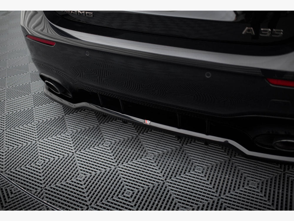 Maxton Design - Rear Splitter (Vertical Bars) Mercedes-AMG A35 Hatchback W177