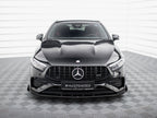 Maxton Design - Street PRO Front Splitter + Flaps Mercedes-AMG A35 W177 Facelift