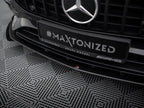 Maxton Design - Street PRO Front Splitter + Flaps Mercedes-AMG A35 W177 Facelift