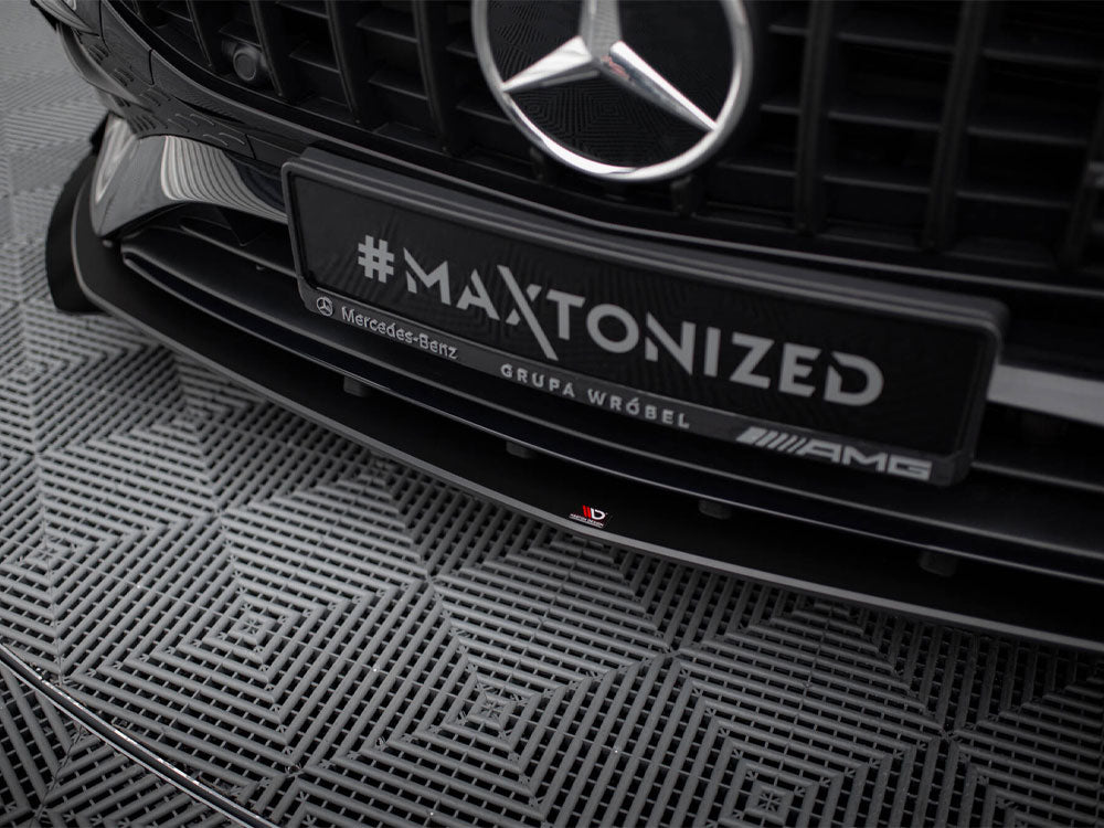 Maxton Design - Street PRO Front Splitter + Flaps Mercedes-AMG A35 W177 Facelift
