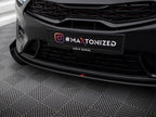 Maxton Design - Street PRO Front Splitter + Flaps Kia Proceed GT Mk3 Facelift / Ceed GT / GT - Line Mk1 Facelift