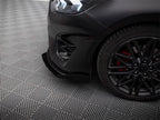 Maxton Design - Street PRO Front Splitter + Flaps Kia Proceed GT Mk3 Facelift / Ceed GT / GT - Line Mk1 Facelift