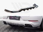 Maxton Design - Rear Splitter (Vertical Bars) Porsche Cayenne Coupe / SUV Mk3