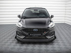 Maxton Design - STREET PRO FRONT SPLITTER + FLAPS FORD FIESTA ST/ST LINE MK8/8.5 FACELIFT