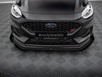 Maxton Design - STREET PRO FRONT SPLITTER + FLAPS FORD FIESTA ST/ST LINE MK8/8.5 FACELIFT