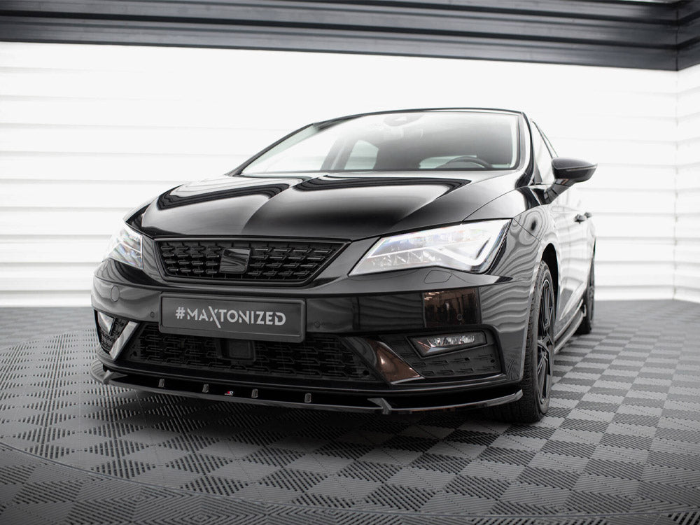 Maxton Design - FRONT SPLITTER V.1 SEAT LEON MK3 FACELIFT