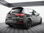 Maxton Design - REAR SIDE SPLITTERS V.1 SEAT LEON HATCHBACK MK3 FACELIFT
