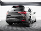 Maxton Design - REAR SIDE SPLITTERS V.2 SEAT LEON HATCHBACK MK3 FACELIFT