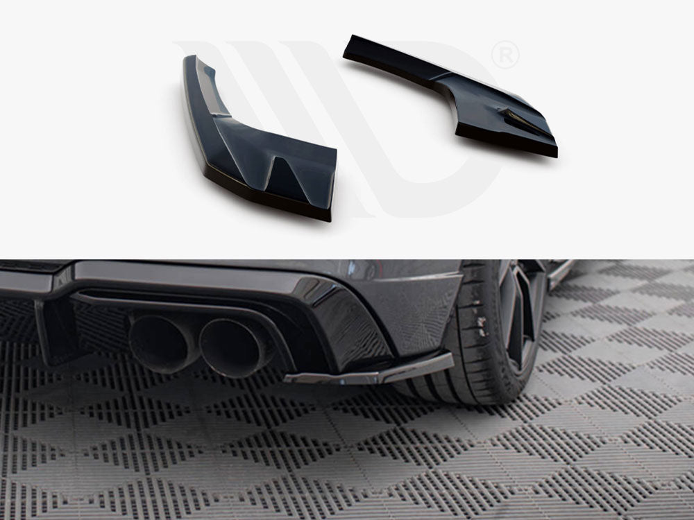Maxton Design - Rear Side Splitters V.2 Audi S3 / A3 S-Line Sportback 8V Facelift