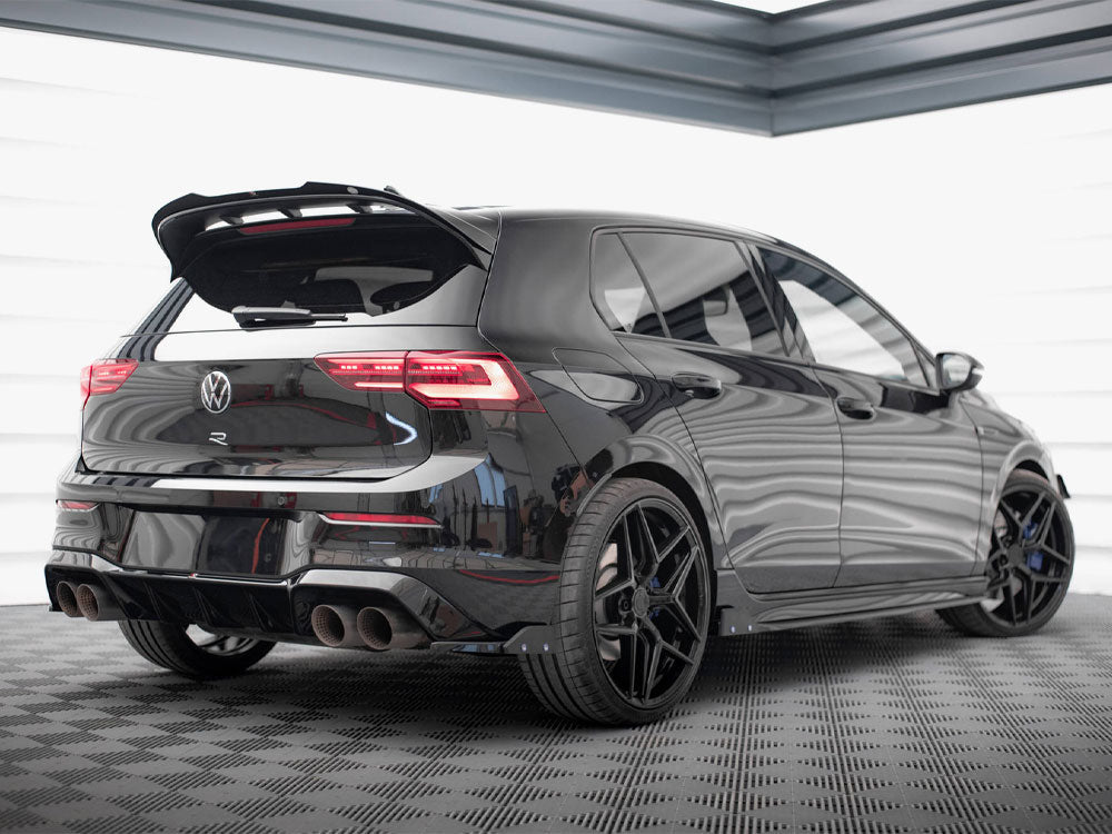 Maxton Design - Rear Side Splitters V.5 + Flaps Volkswagen Golf R Mk8