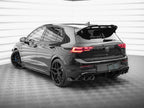 Maxton Design - Rear Side Splitters V.6 + Flaps Volkswagen Golf R Mk8