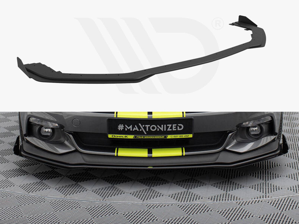 Maxton Design - Street PRO Front Splitter + Flaps Ford Mustang GT Mk6