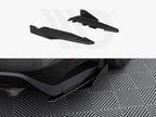 Maxton Design - Street Pro Rear Side Splitters + Flaps Ford Mustang GT Mk6