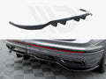 Maxton Design - Central Rear Splitter (Vertical Bars) Volkswagen Tiguan Allspace R-Line Mk2 Facelift