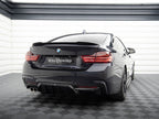 Maxton Design - REAR VALANCE BMW 4 COUPE / GRAN COUPE / CABRIO M-PACK F32 / F36 / F33 (VERSION WITH EXHAUST ON ONE SIDE)