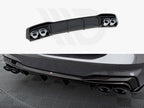 Maxton Design - REAR VALANCE + EXHAUST ENDS IMITATION AUDI A7 C8 S-LINE (2017-)
