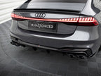 Maxton Design - REAR VALANCE + EXHAUST ENDS IMITATION AUDI A7 C8 S-LINE (2017-)