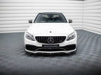 Maxton Design - Front Splitter V.2 Mercedes-AMG C63 Sedan / Estate W205 / S205