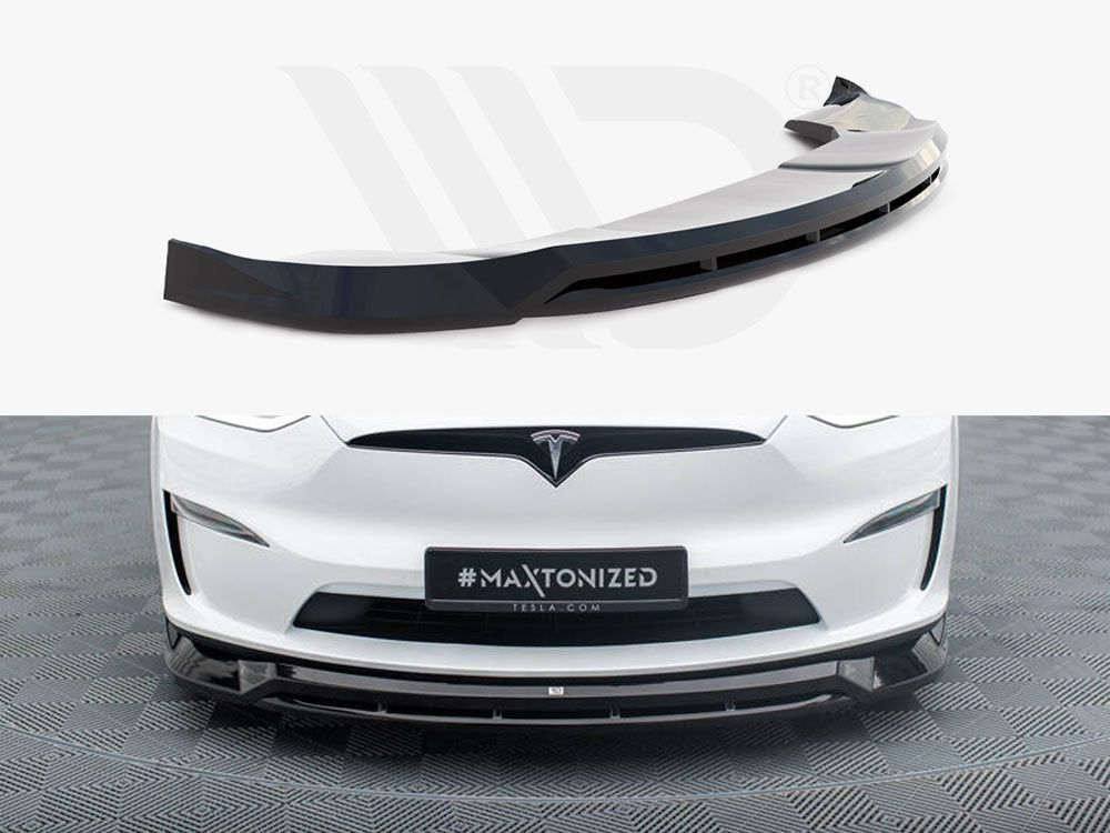 Maxton Design - FRONT SPLITTER V.1 TESLA MODEL X MK1 FACELIFT