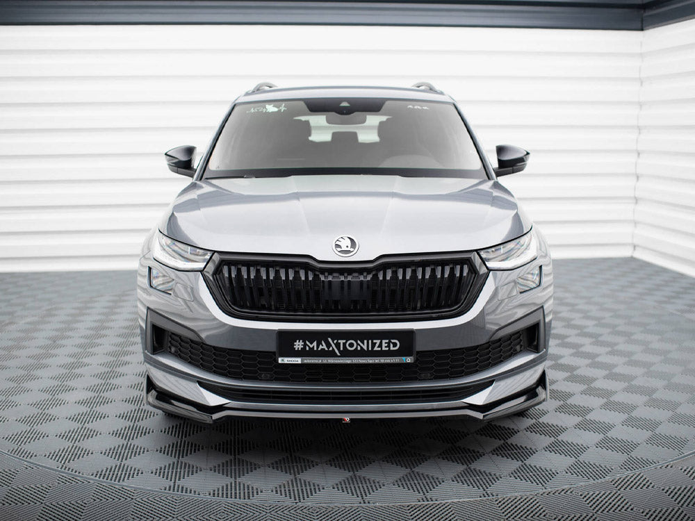 Maxton Design - FRONT SPLITTER V.2 SKODA KODIAQ SPORTLINE MK1 FACELIFT