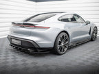Maxton Design - CENTRAL REAR SPLITTER (VERTICAL BARS) PORSCHE TAYCAN / TAYCAN 4 / TAYCAN 4S / TAYCAN GTS MK1
