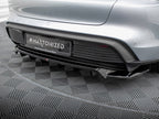 Maxton Design - CENTRAL REAR SPLITTER (VERTICAL BARS) PORSCHE TAYCAN / TAYCAN 4 / TAYCAN 4S / TAYCAN GTS MK1