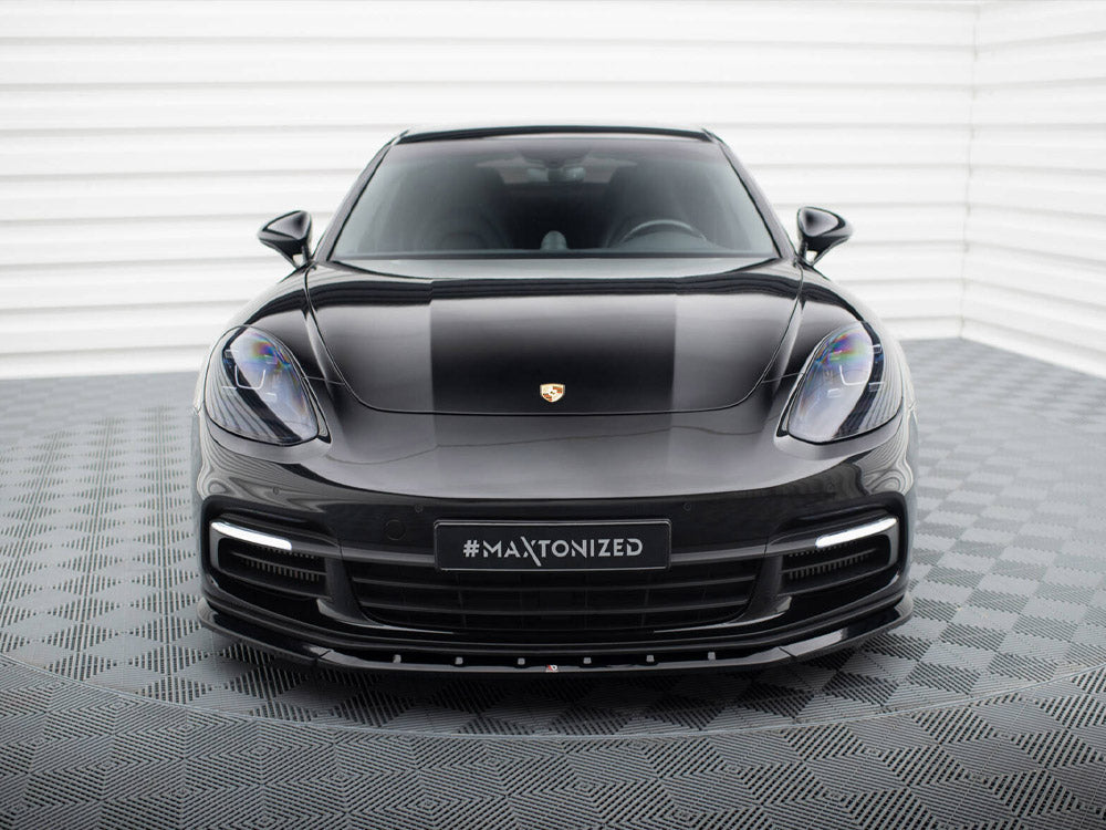 Maxton Design - FRONT SPLITTER V.1 PORSCHE PANAMERA E-HYBRID 971
