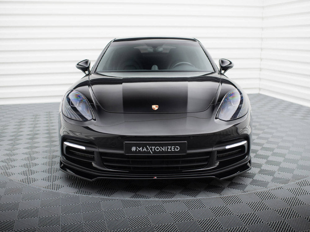 Maxton Design - FRONT SPLITTER V.2 PORSCHE PANAMERA E-HYBRID 971